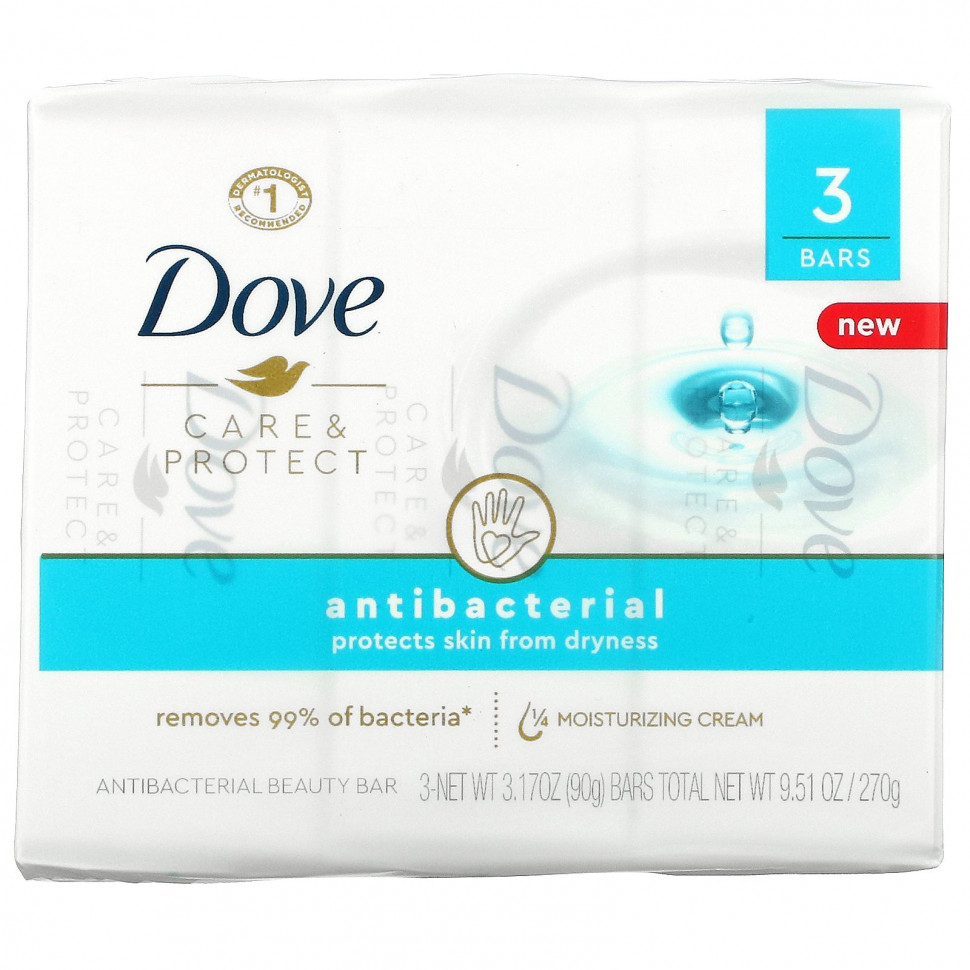   (Iherb) Dove, Care & Protect,   , 3 .  90  (3,17 )    -     , -, 