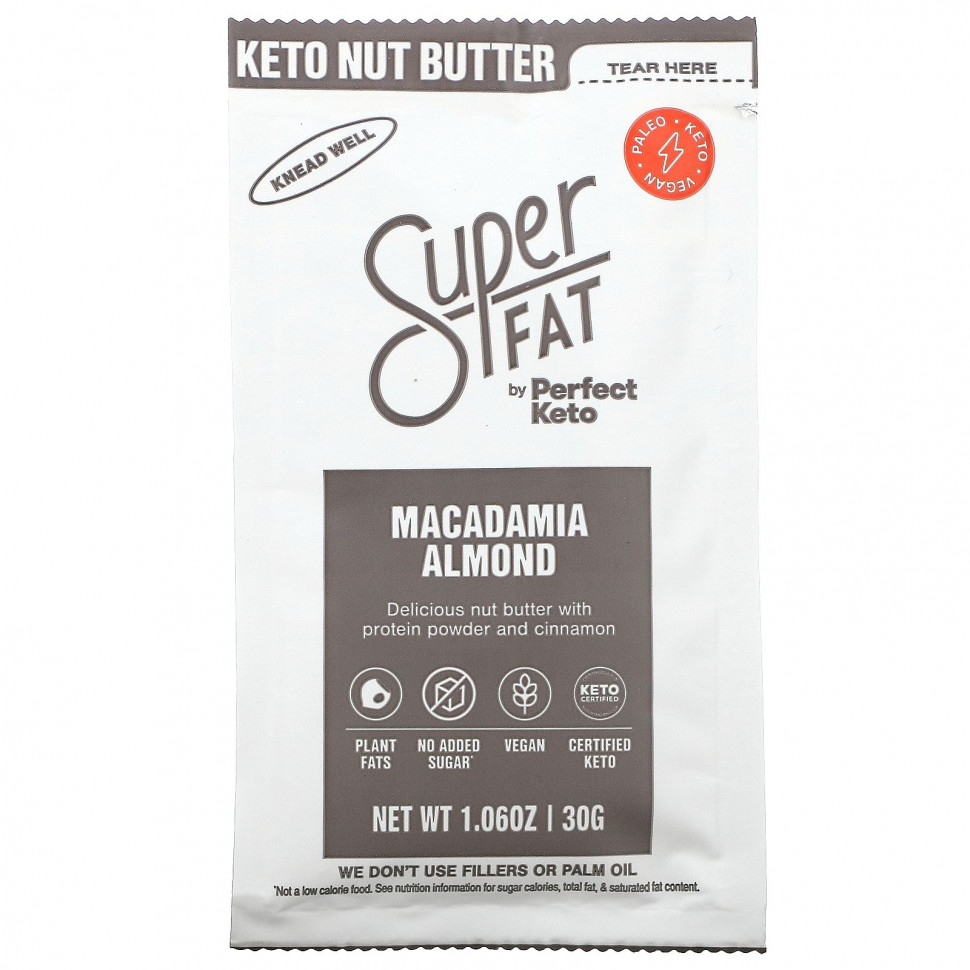   (Iherb) SuperFat, Keto Nut Butter,  , 30  (1,06 )    -     , -, 