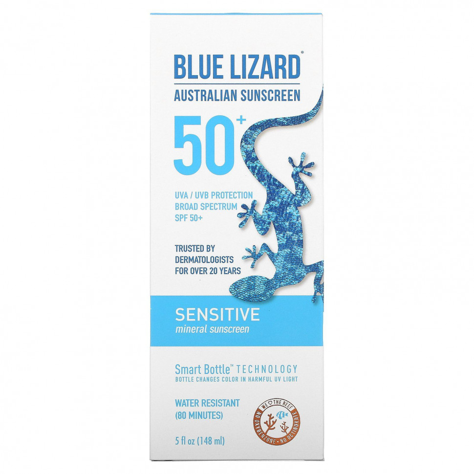   (Iherb) Blue Lizard Australian Sunscreen,   , SPF 50+,   , 148  (5 . )    -     , -, 