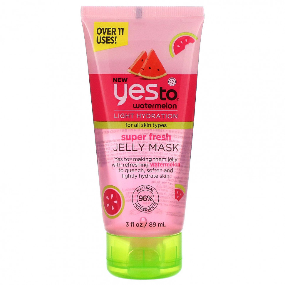   (Iherb) Yes To, Super Fresh Jelly Beauty Mask, , 89  (3 . )    -     , -, 