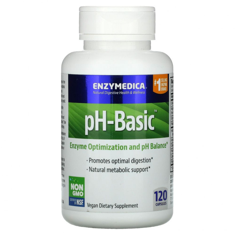   (Iherb) Enzymedica, pH-Basic, , 120 ,   5550 