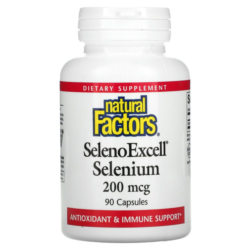   (Iherb) Natural Factors, SelenoExcell, , 200 , 90     -     , -, 
