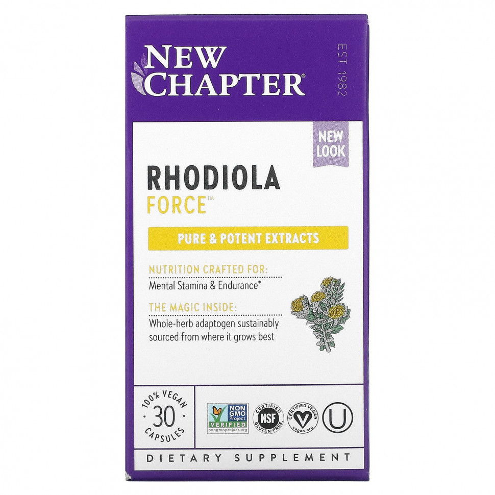   (Iherb) New Chapter, Rhodiola Force, , 30      -     , -, 