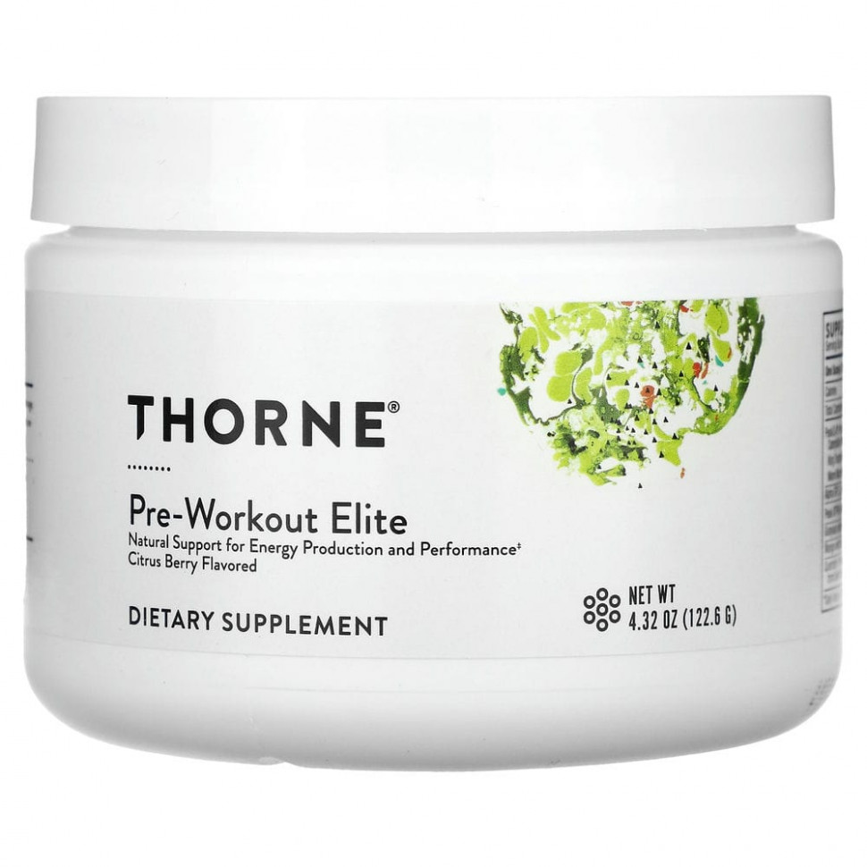   (Iherb) Thorne, Pre-Workout Elite, , 122,6  (4,32 )    -     , -, 