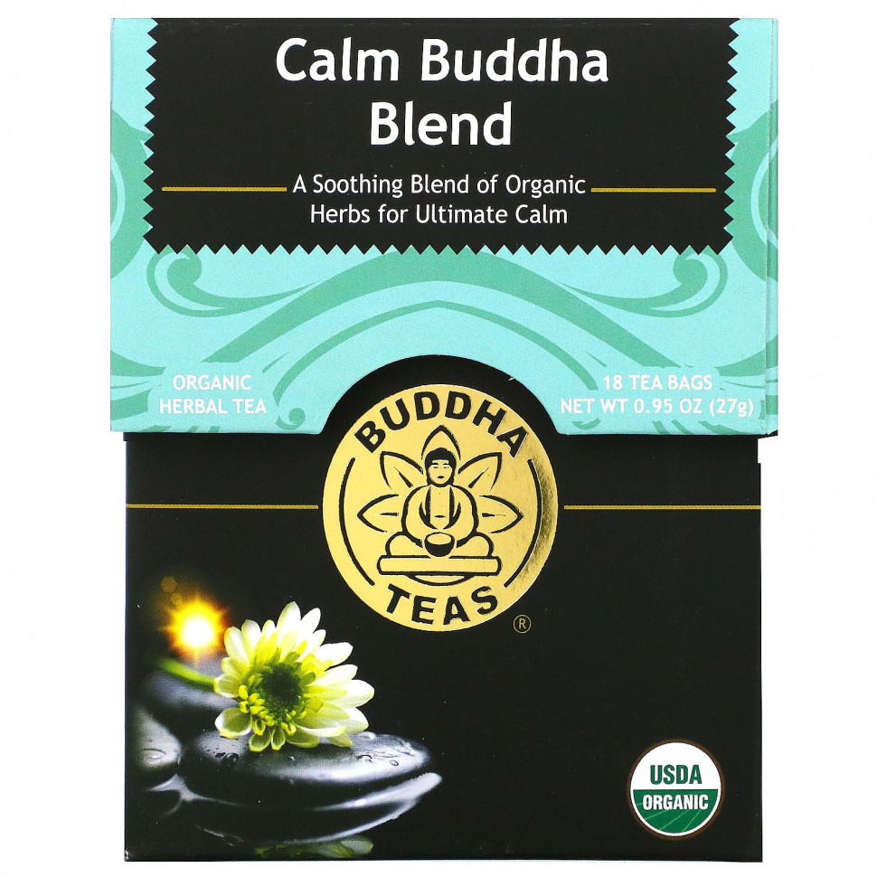   (Iherb) Buddha Teas, Calm Buddha Blend, 18  , 27  (0,95 )    -     , -, 