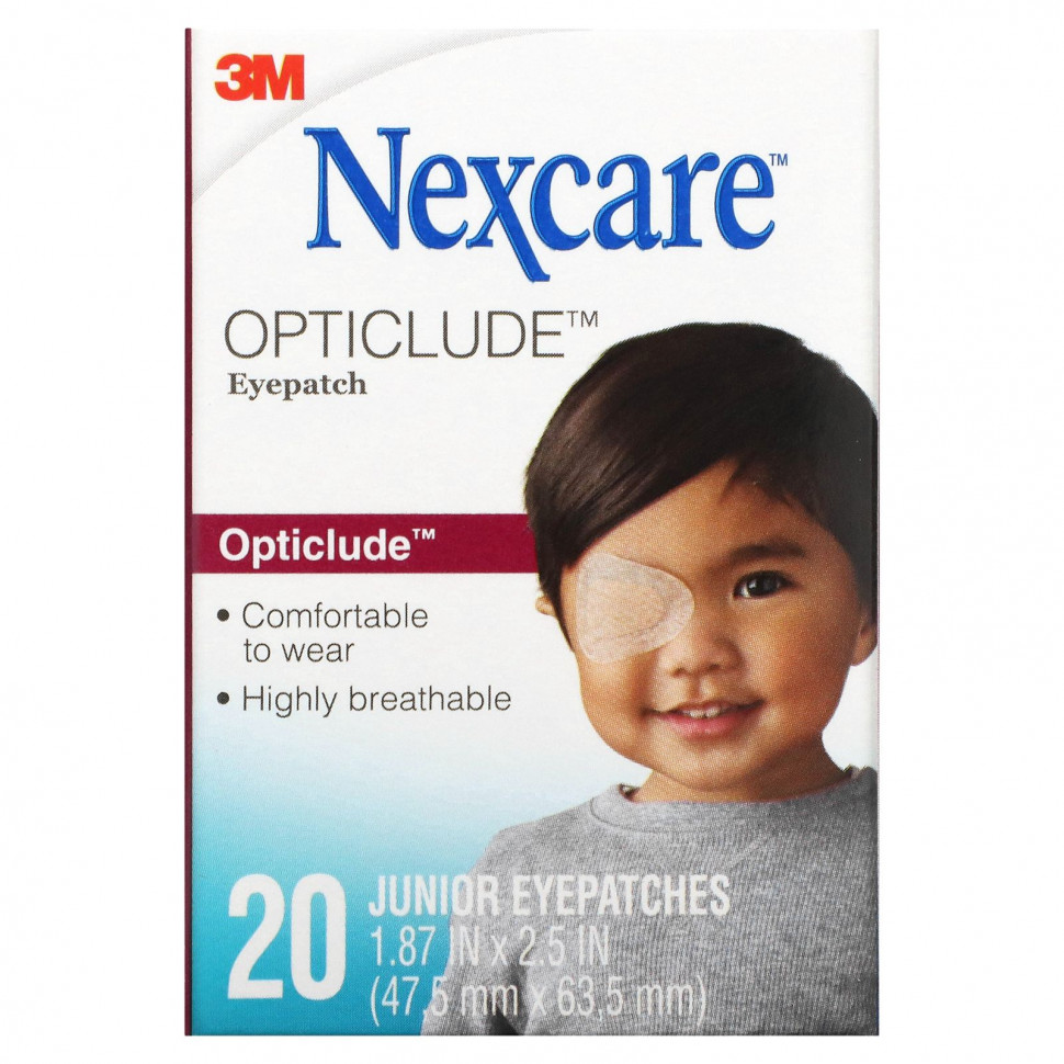   (Iherb) Nexcare, Opticlude Junior,   , 20     -     , -, 