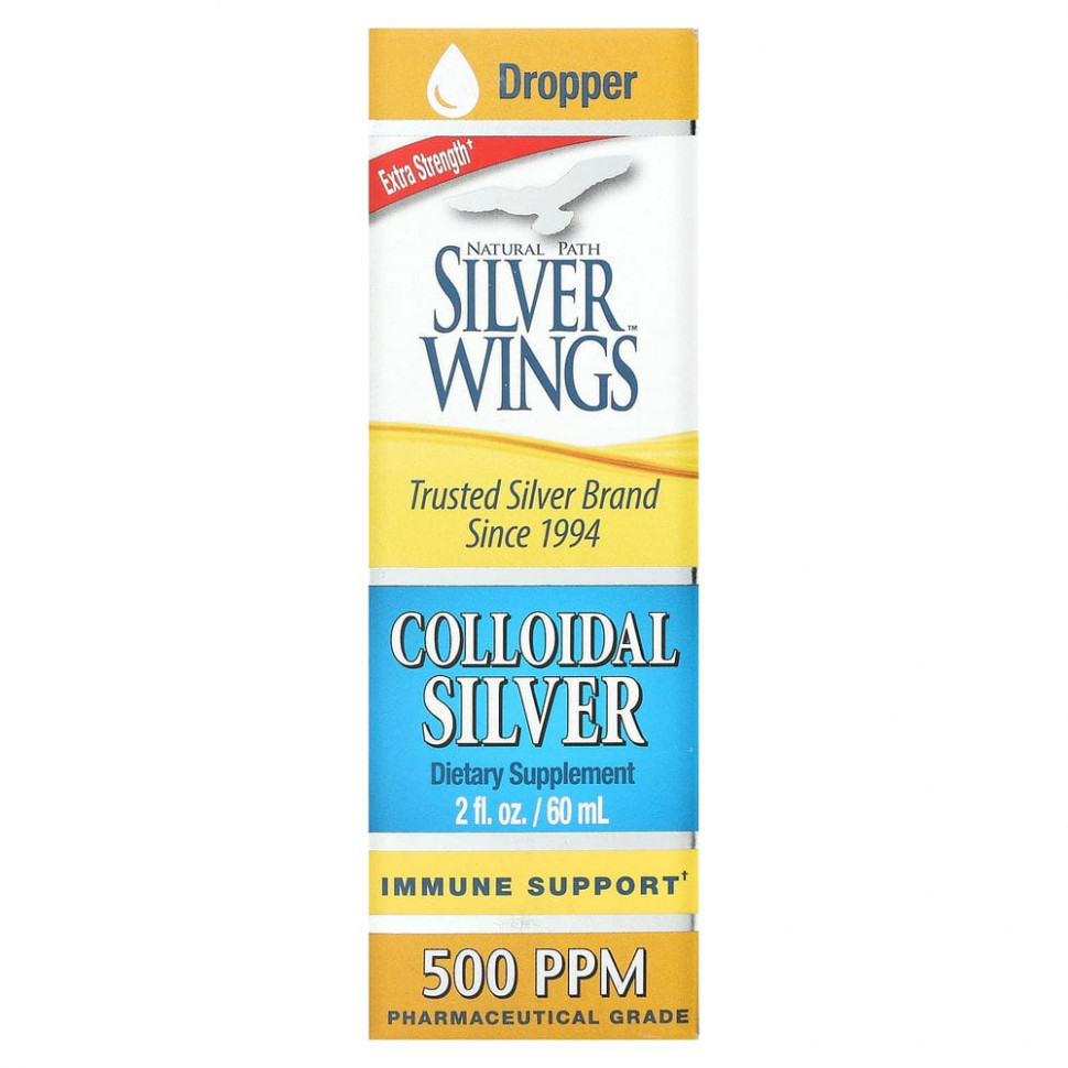   (Iherb) Natural Path Silver Wings,  , 500 /, 60  (2  )    -     , -, 