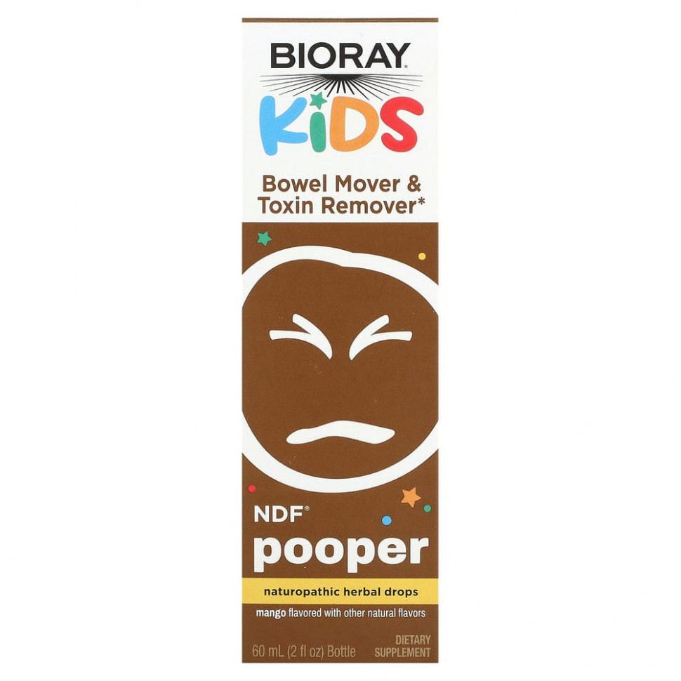  (Iherb) Bioray, Kids, NDF Pooper,       , , 60  (2 . )    -     , -, 