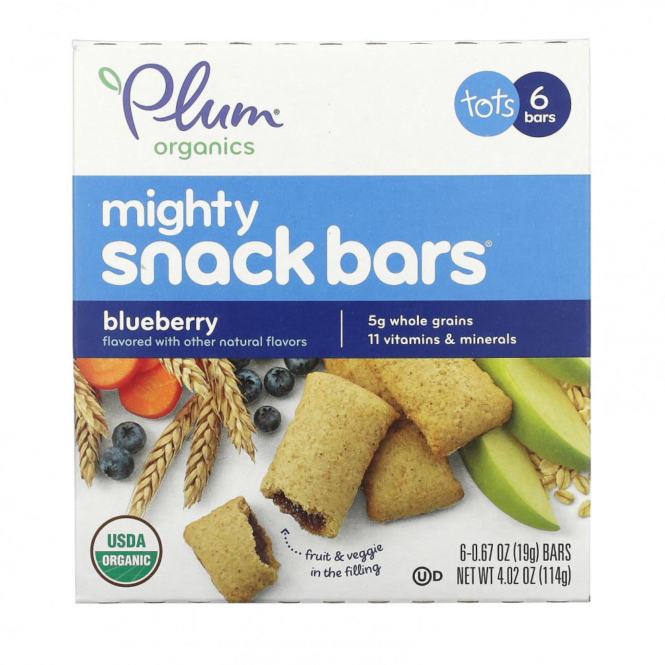   (Iherb) Plum Organics, Mighty Snack Bars,  , , 6   19  (0,67 )     -     , -, 