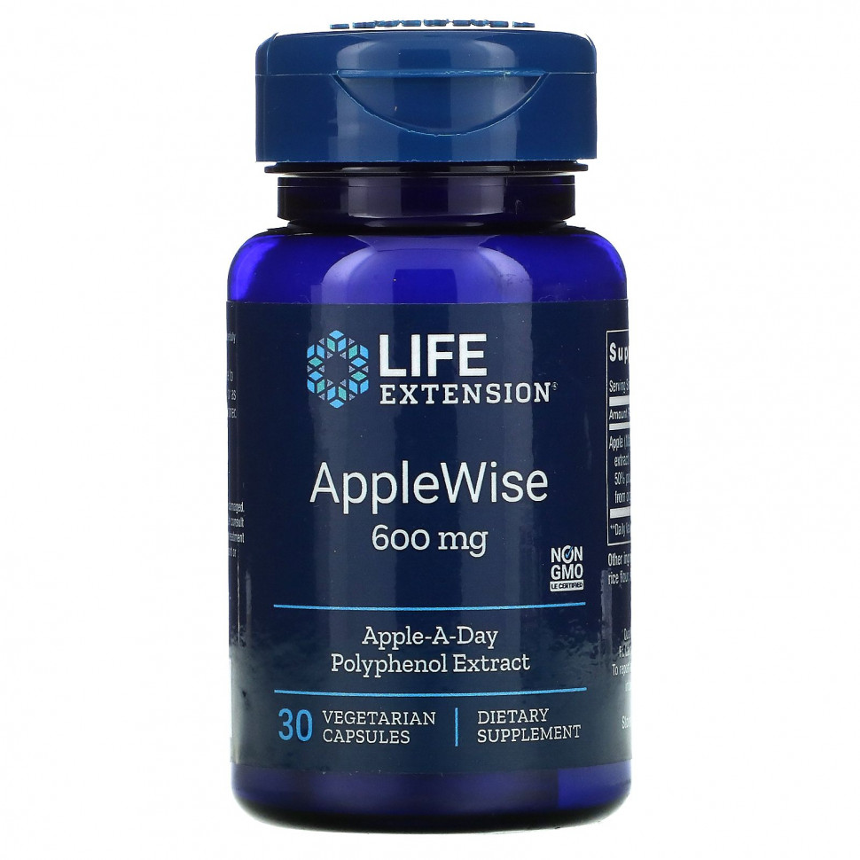   (Iherb) Life Extension, AppleWise, 600 , 30      -     , -, 