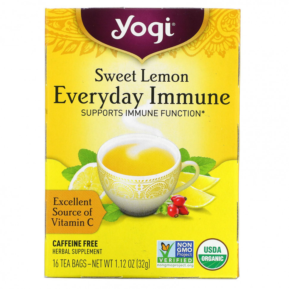   (Iherb) Yogi Tea, Everyday Immune,        ,  , 16    32  (1,12 )    -     , -, 