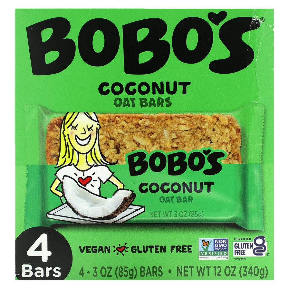   (Iherb) Bobo's Oat Bars,    , 4   85  (3 )    -     , -, 