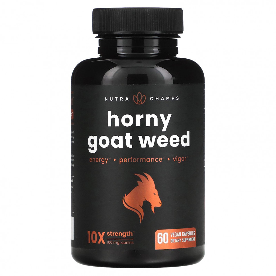   (Iherb) NutraChamps, Horny Goat Weed, 60      -     , -, 