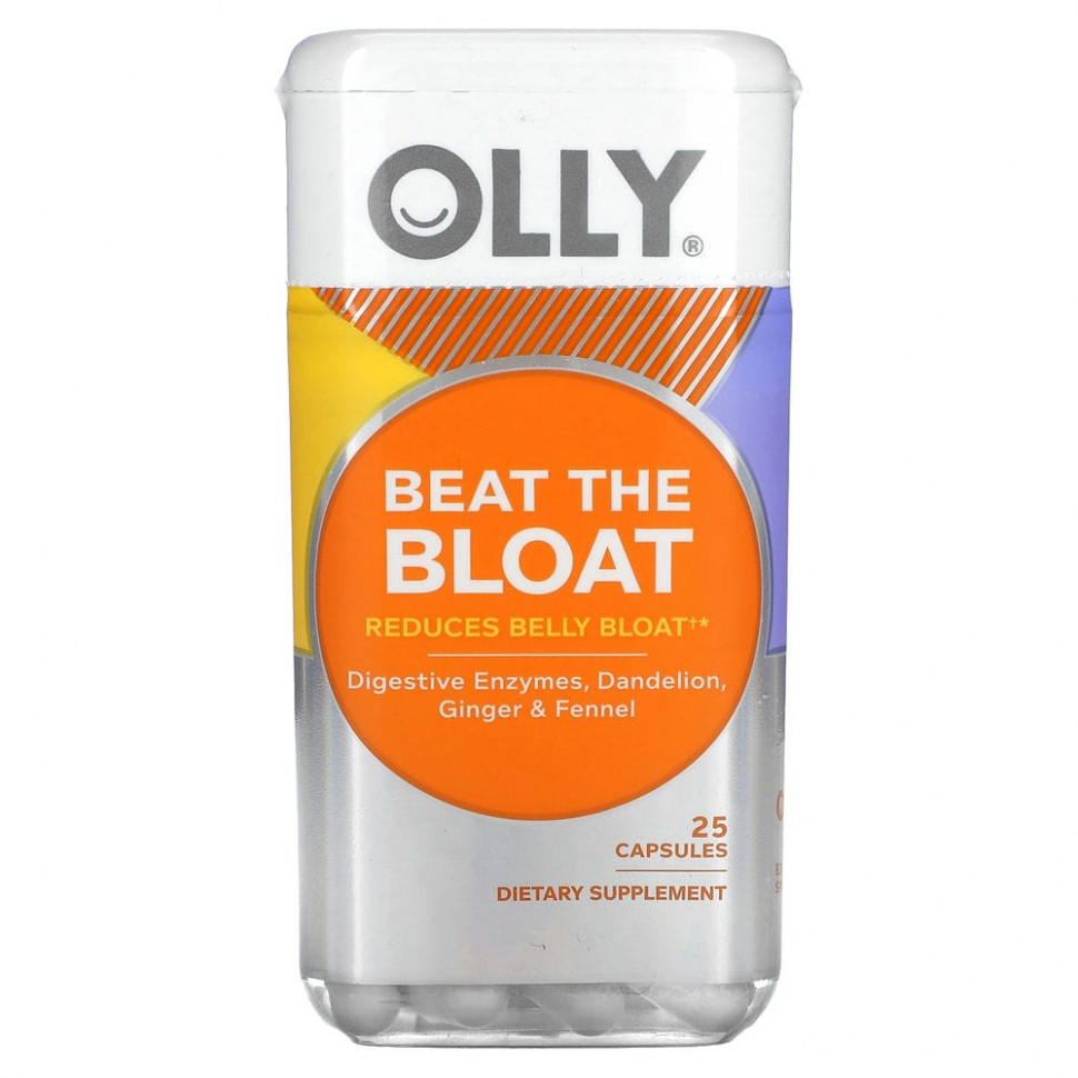   (Iherb) OLLY, Beat the Bloat, 25     -     , -, 