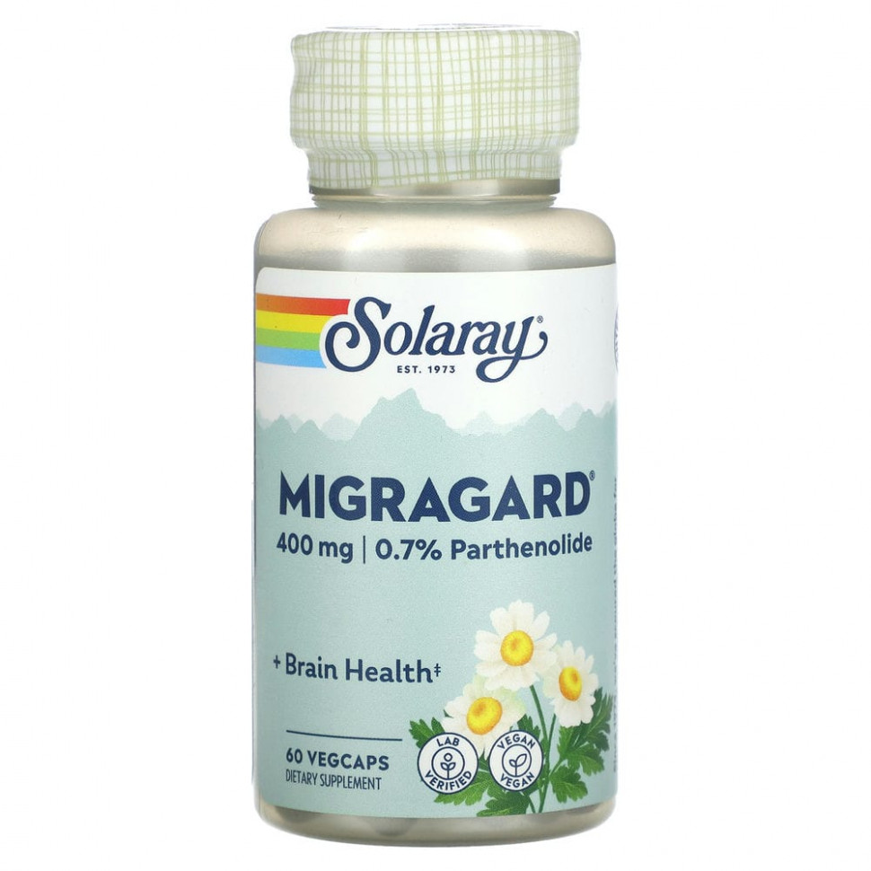   (Iherb) Solaray, MigraGard, 400 , 60      -     , -, 