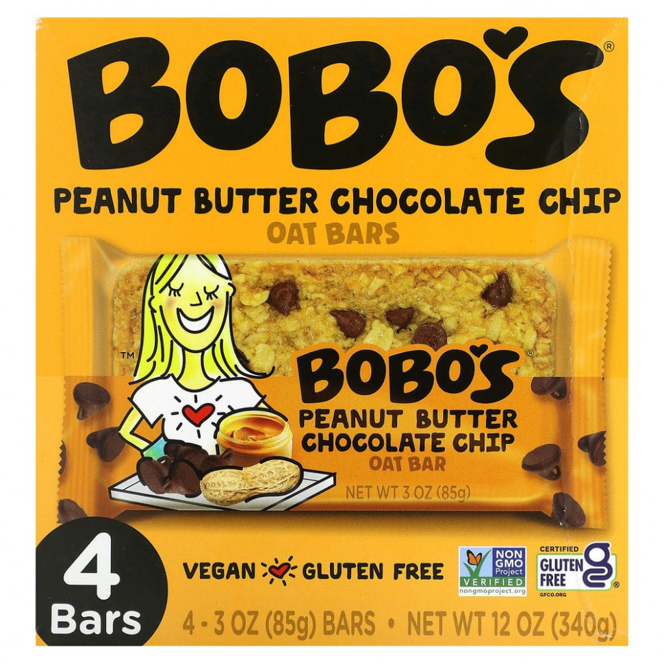   (Iherb) Bobo's Oat Bars,        , 4 ,  85  (3 )    -     , -, 