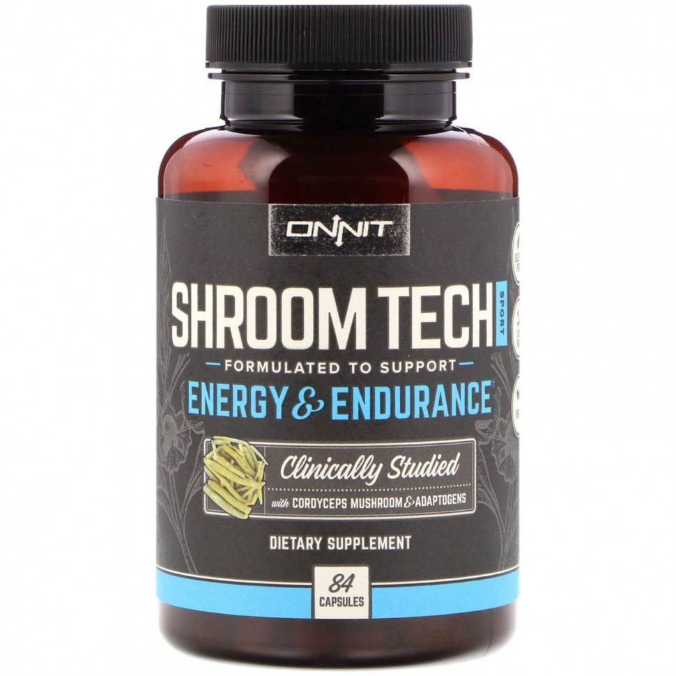   (Iherb) Onnit,  Shroom Tech Sport, Energy Endurance, 84     -     , -, 
