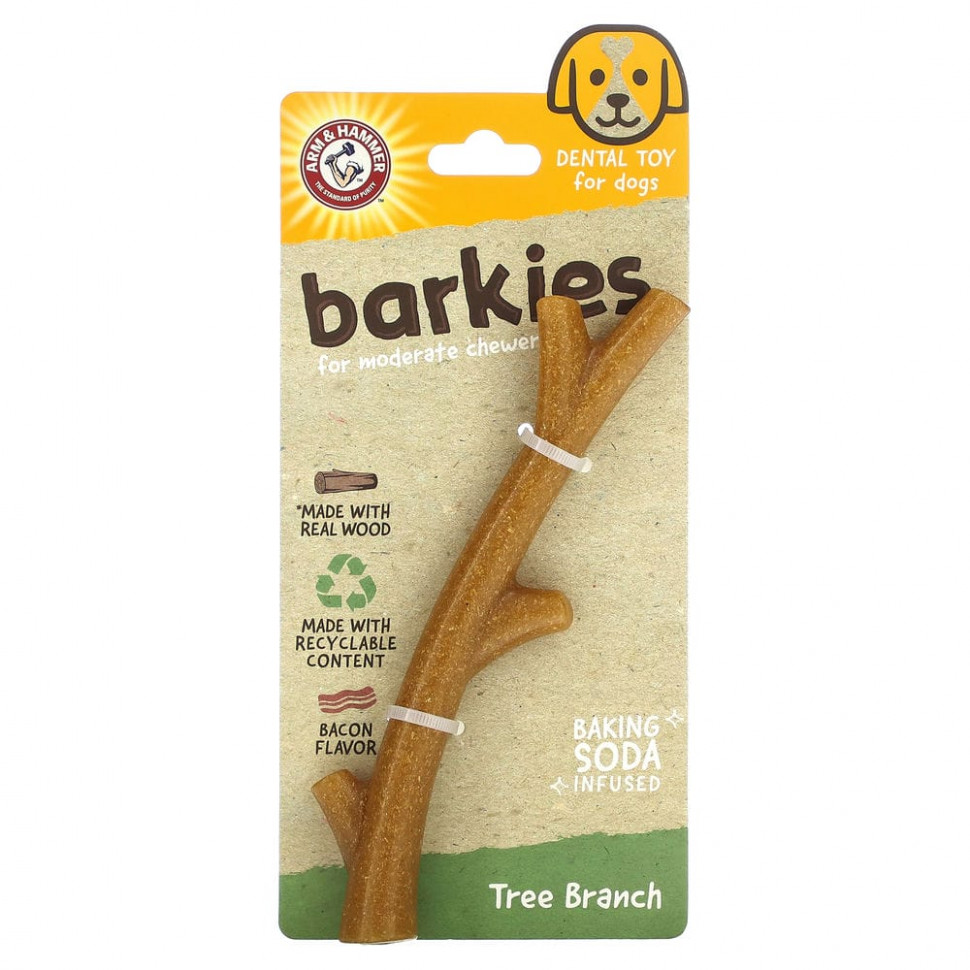   (Iherb) Arm & Hammer, Barkies for Moderate Chewers,    ,  , , 1 ,   1020 