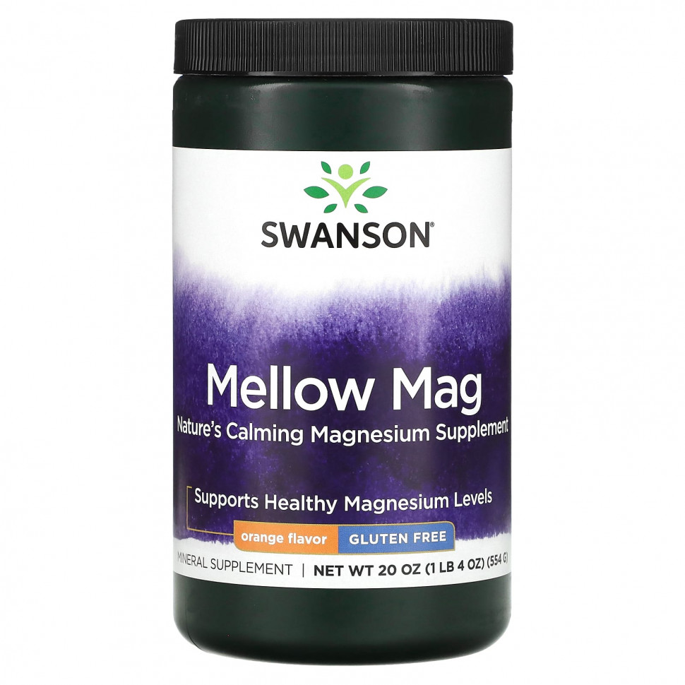   (Iherb) Swanson, Mellow Mag, , 554  (20 ),   5000 