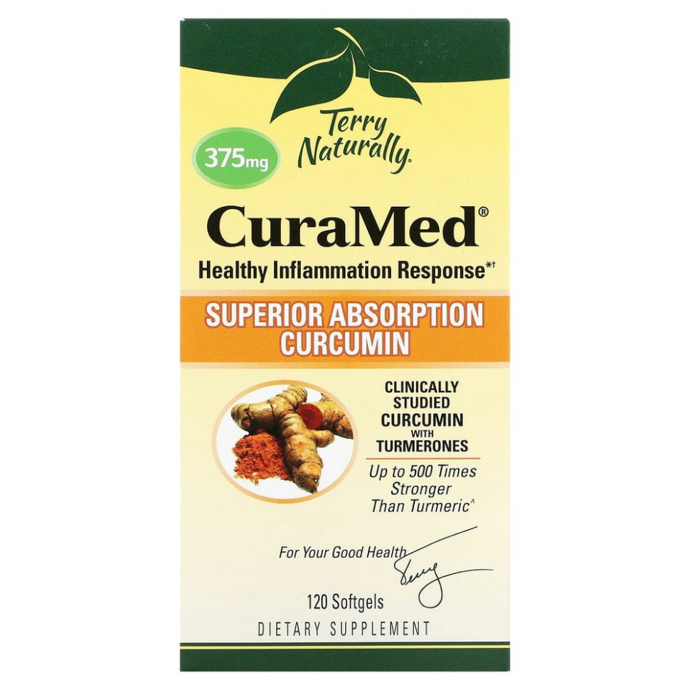   (Iherb) Terry Naturally, CuraMed, 375 , 120       -     , -, 