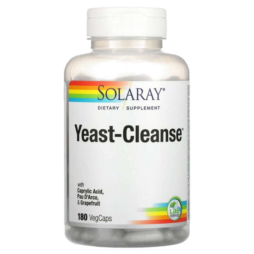   (Iherb) Solaray, Yeast-Cleanse, 180      -     , -, 