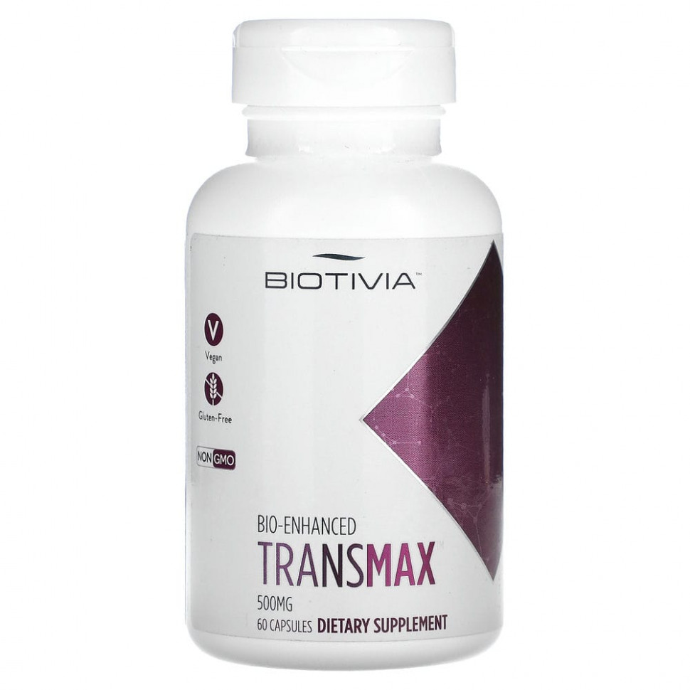   (Iherb) Biotivia, Transmax, 98% -, 500 , 60 ,   14700 