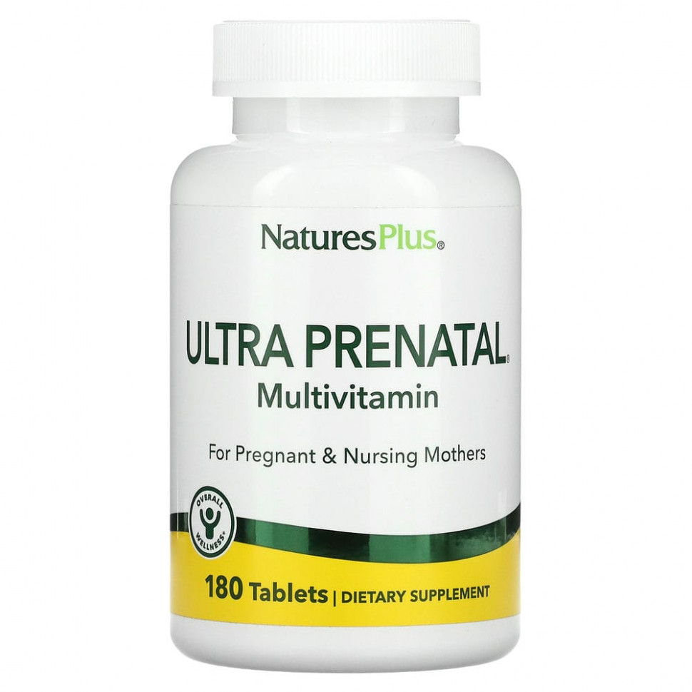   (Iherb) NaturesPlus, Ultra Prenatal,  , 180     -     , -, 