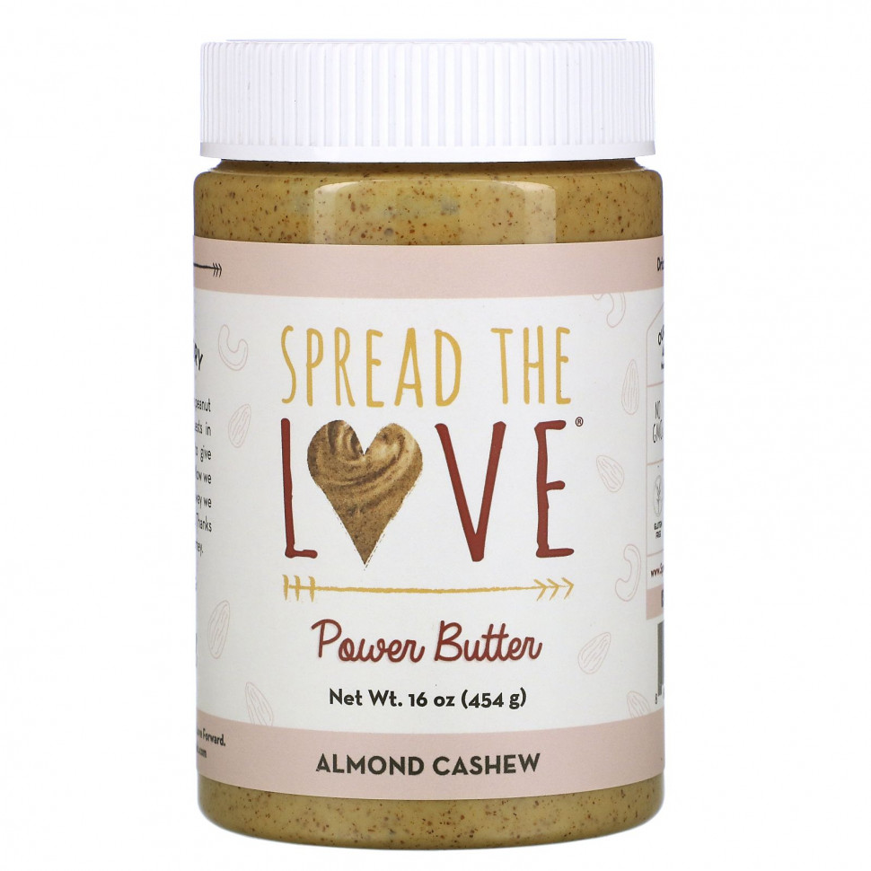   (Iherb) Spread The Love, Power Butter,    , 454  (16 )    -     , -, 