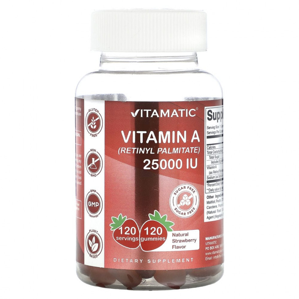   (Iherb) Vitamatic,  A (),  , 2500 , 120      -     , -, 