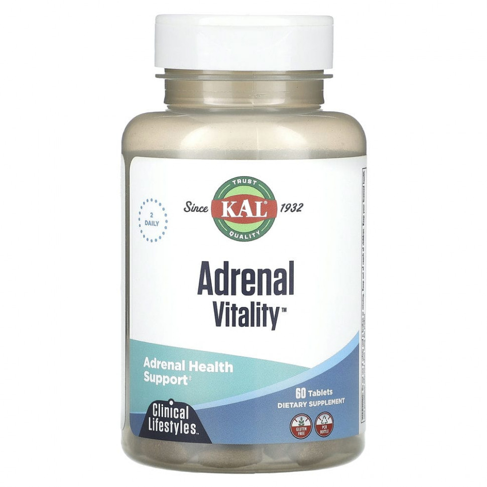   (Iherb) KAL, Adrenal Vitality, 60     -     , -, 