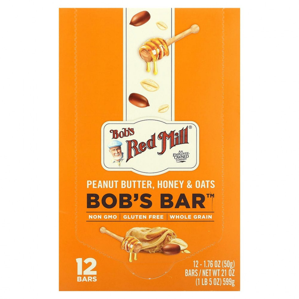  (Iherb) Bob's Red Mill, Bob's Bar,  ,   , 12   50  (1,76 )    -     , -, 