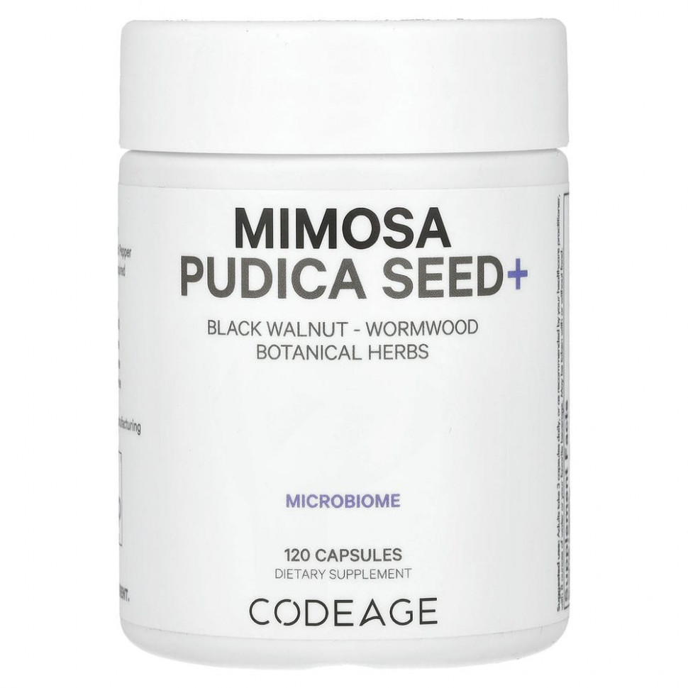   (Iherb) Codeage, Mimosa Pudica Seed +, 120     -     , -, 