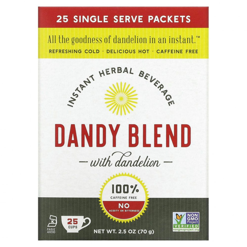   (Iherb) Dandy Blend, Instant Herbal Beverage With Dandelion (    ),  , 25      -     , -, 