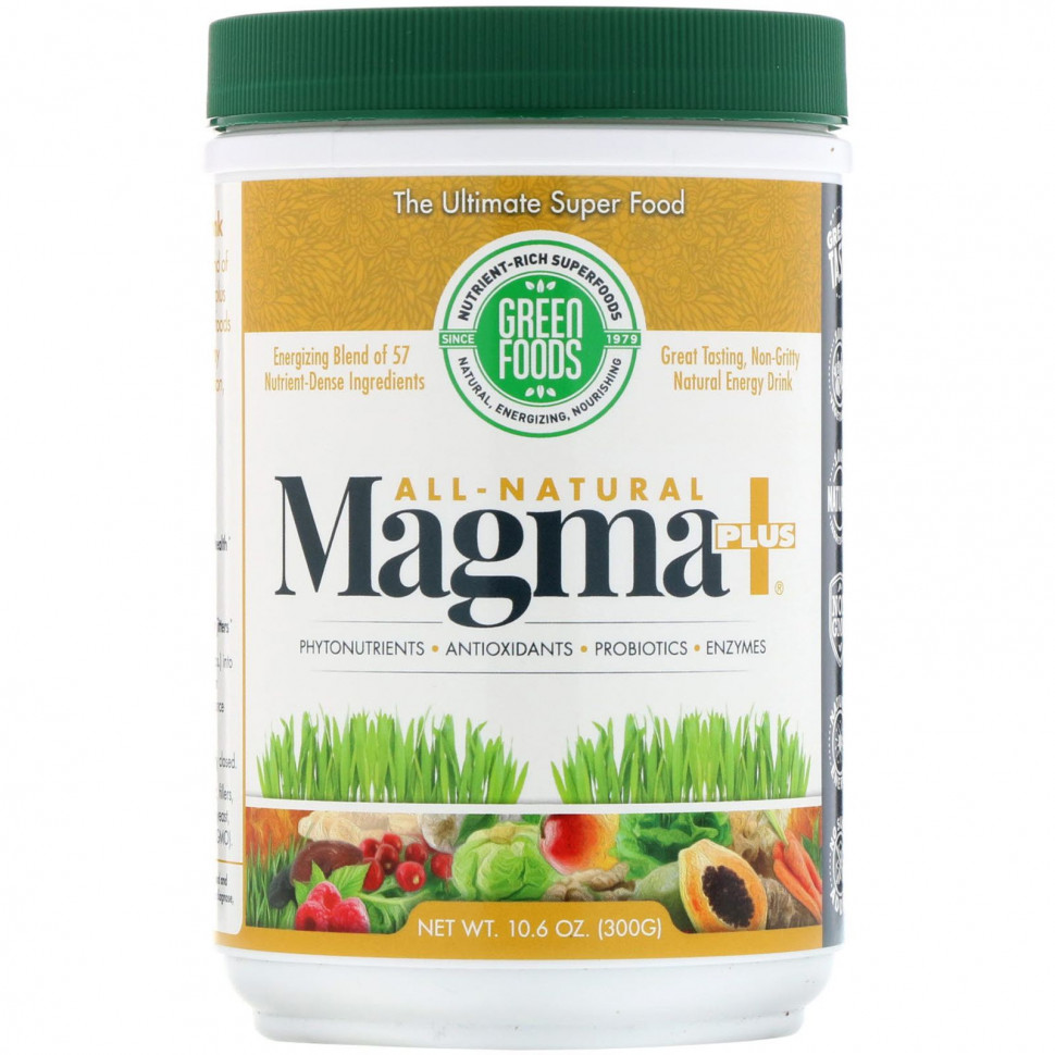   (Iherb) Green Foods,    Magma Plus, 300  (10,6 )    -     , -, 