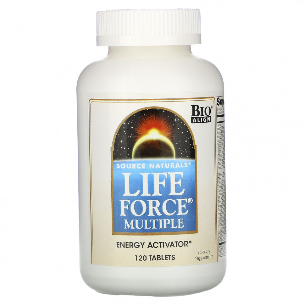   (Iherb) Source Naturals, Life Force Multiple, 120     -     , -, 