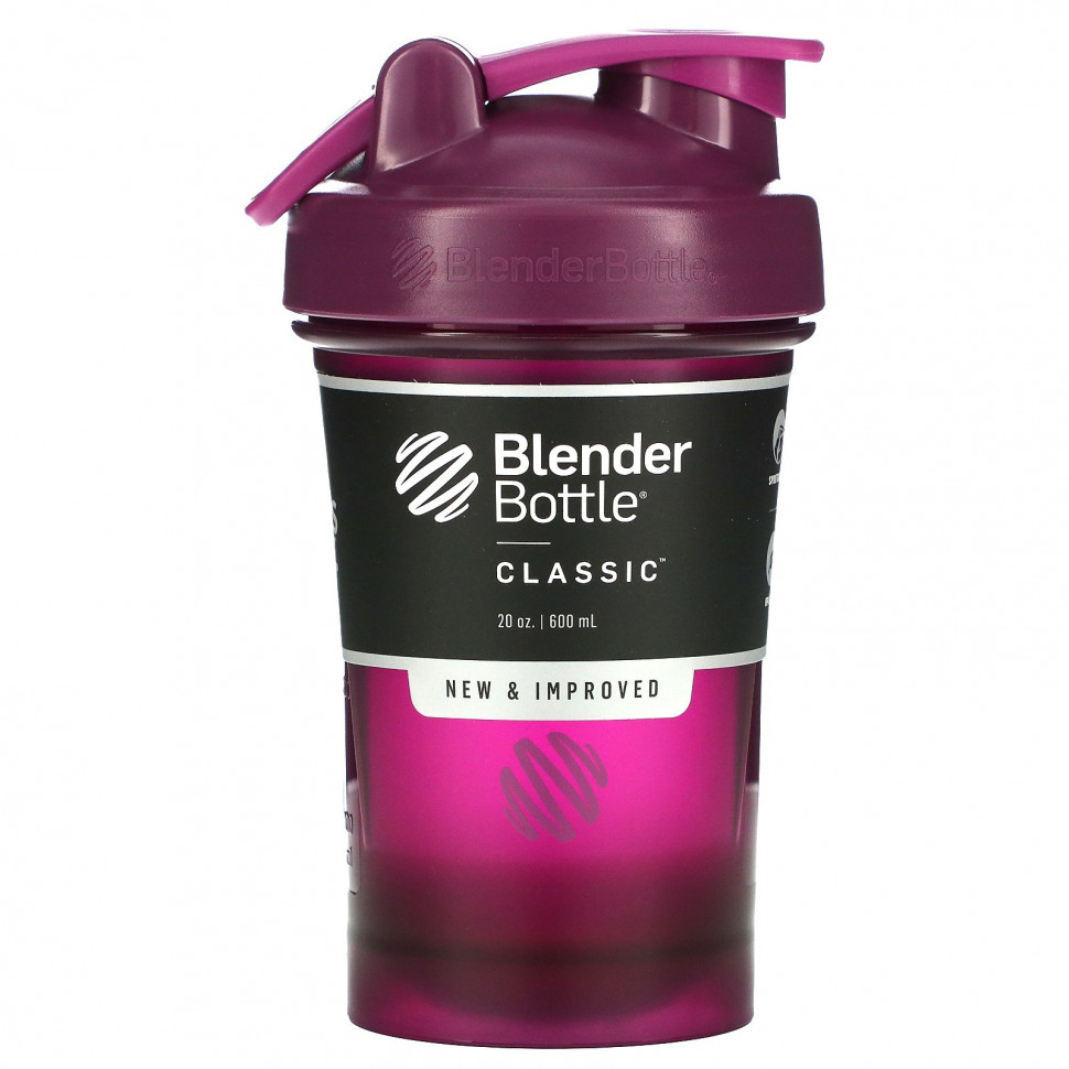   (Iherb) Blender Bottle, Classic With Loop,    , , 600  (20 )    -     , -, 