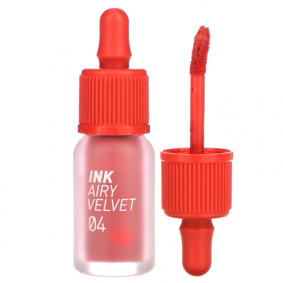  (Iherb) Peripera,    Ink Airy Velvet Lip Tint, 04 Pretty Pink, 4  (0,14 )    -     , -, 