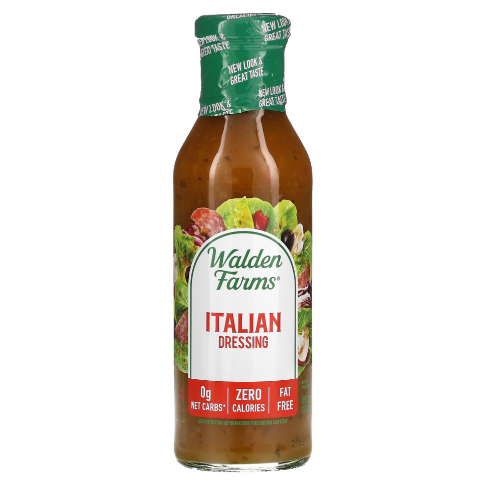   (Iherb) Walden Farms, Calorie Free, Italian Dressing, 12 fl oz (355 ml)    -     , -, 