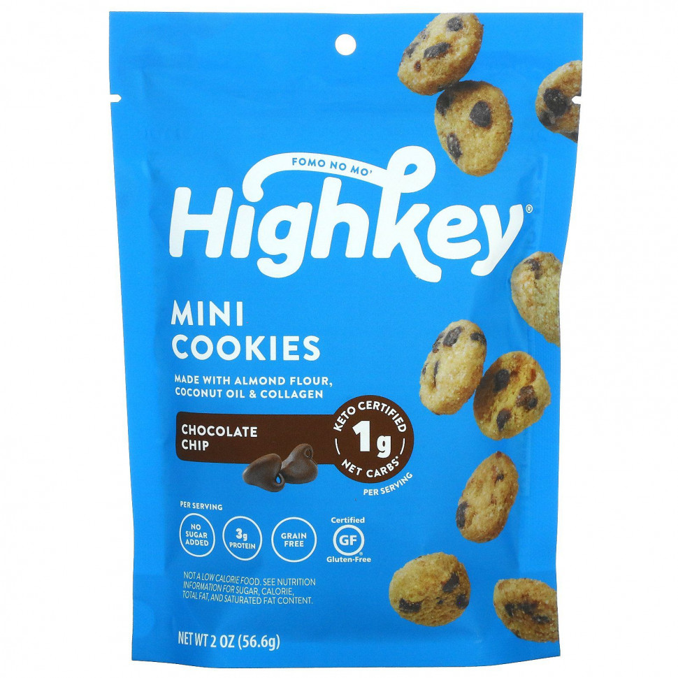   (Iherb) HighKey, Mini Cookies,  , 56,6  (2 )    -     , -, 
