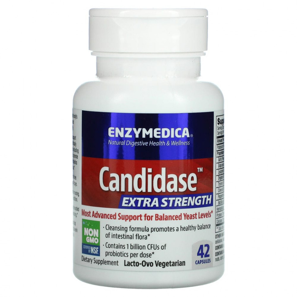   (Iherb) Enzymedica, Candidase, Extra Strength, 42     -     , -, 