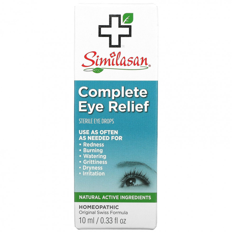   (Iherb) Similasan, Complete Eye Relief,   , 10  (0,33 . )    -     , -, 
