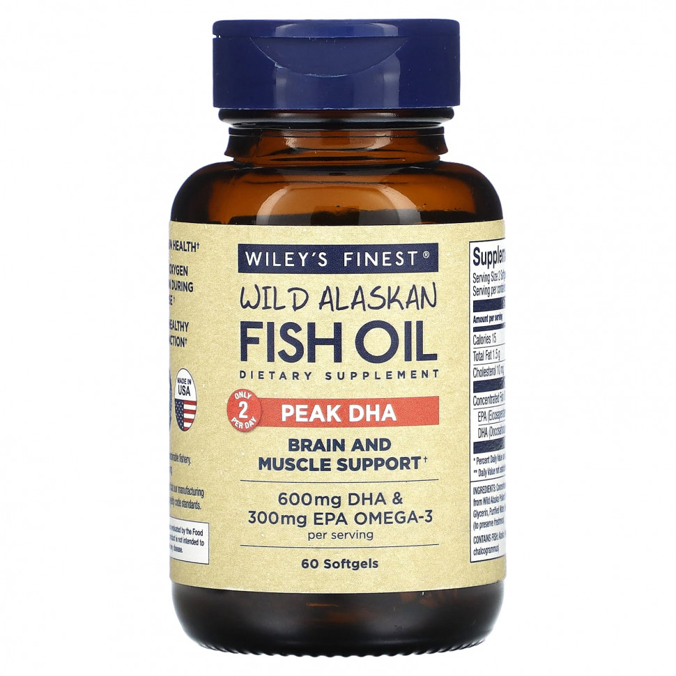   (Iherb) Wiley's Finest,    , 60  ,   4370 