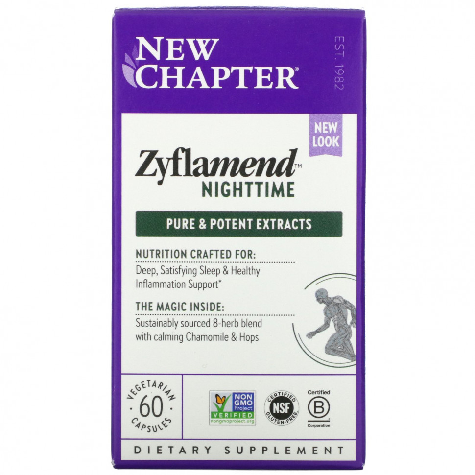   (Iherb) New Chapter, Zyflamend Nighttime, 60      -     , -, 