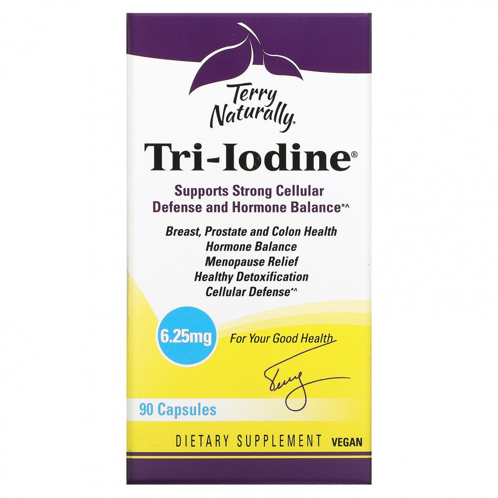   (Iherb) Terry Naturally, Tri-Iodine, 6,25 , 90     -     , -, 