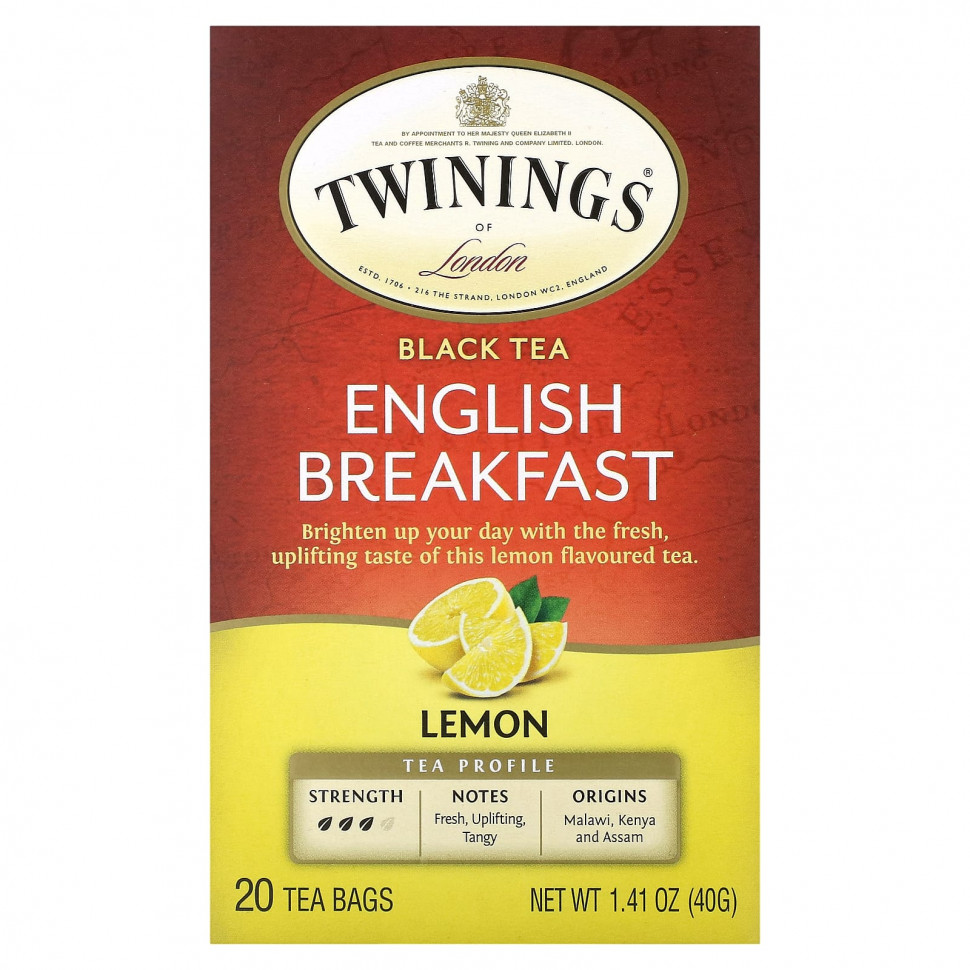   (Iherb) Twinings, English Breakfast,  , , 20   40  (1,41 )    -     , -, 