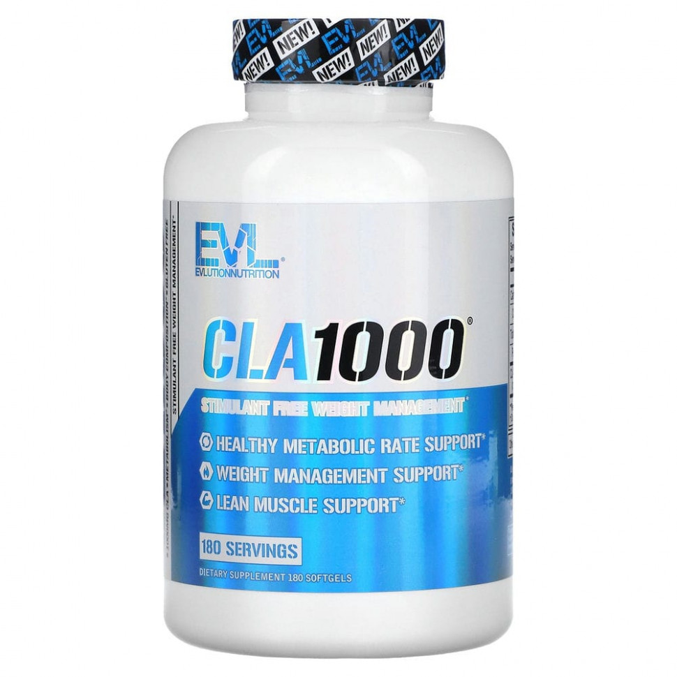   (Iherb) EVLution Nutrition, CLA1000,      , 180     -     , -, 