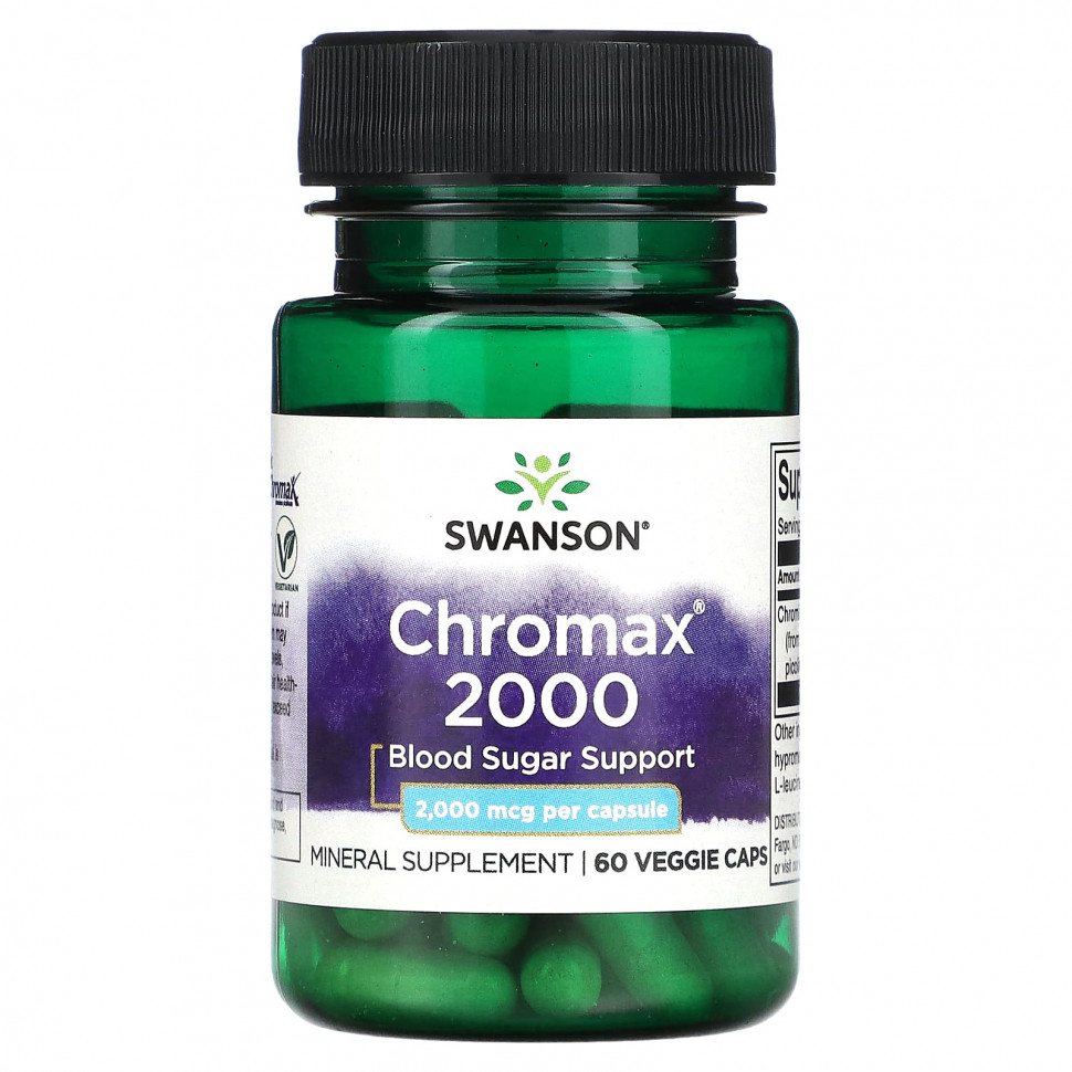   (Iherb) Swanson, Chromax 2000, 2000 , 60      -     , -, 