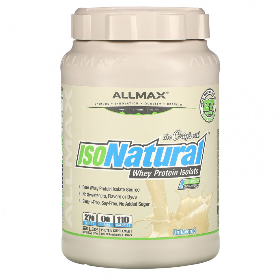   (Iherb) ALLMAX Nutrition, IsoNatural,    , ,  , 907  (2 )    -     , -, 