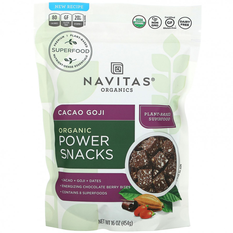   (Iherb) Navitas Organics, Organic Power Snack, -, 454  (16 )    -     , -, 
