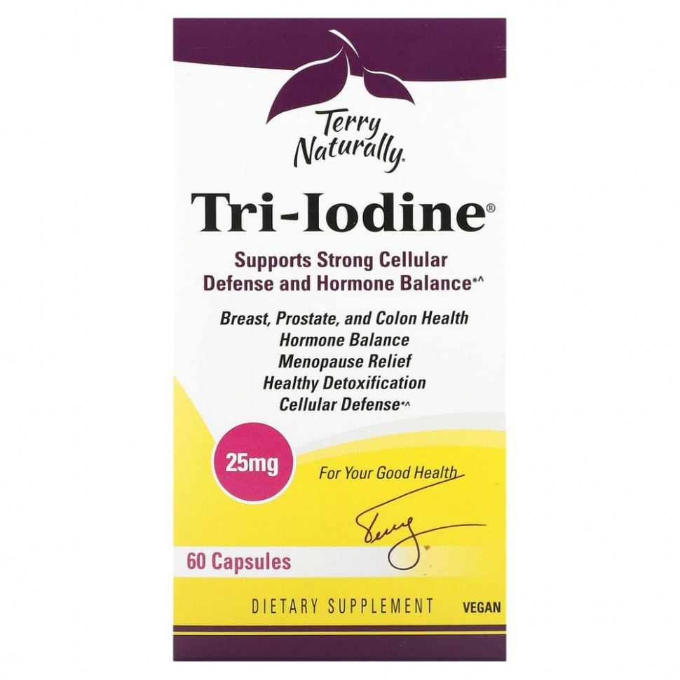   (Iherb) Terry Naturally, Tri-Iodine, 25 , 60     -     , -, 